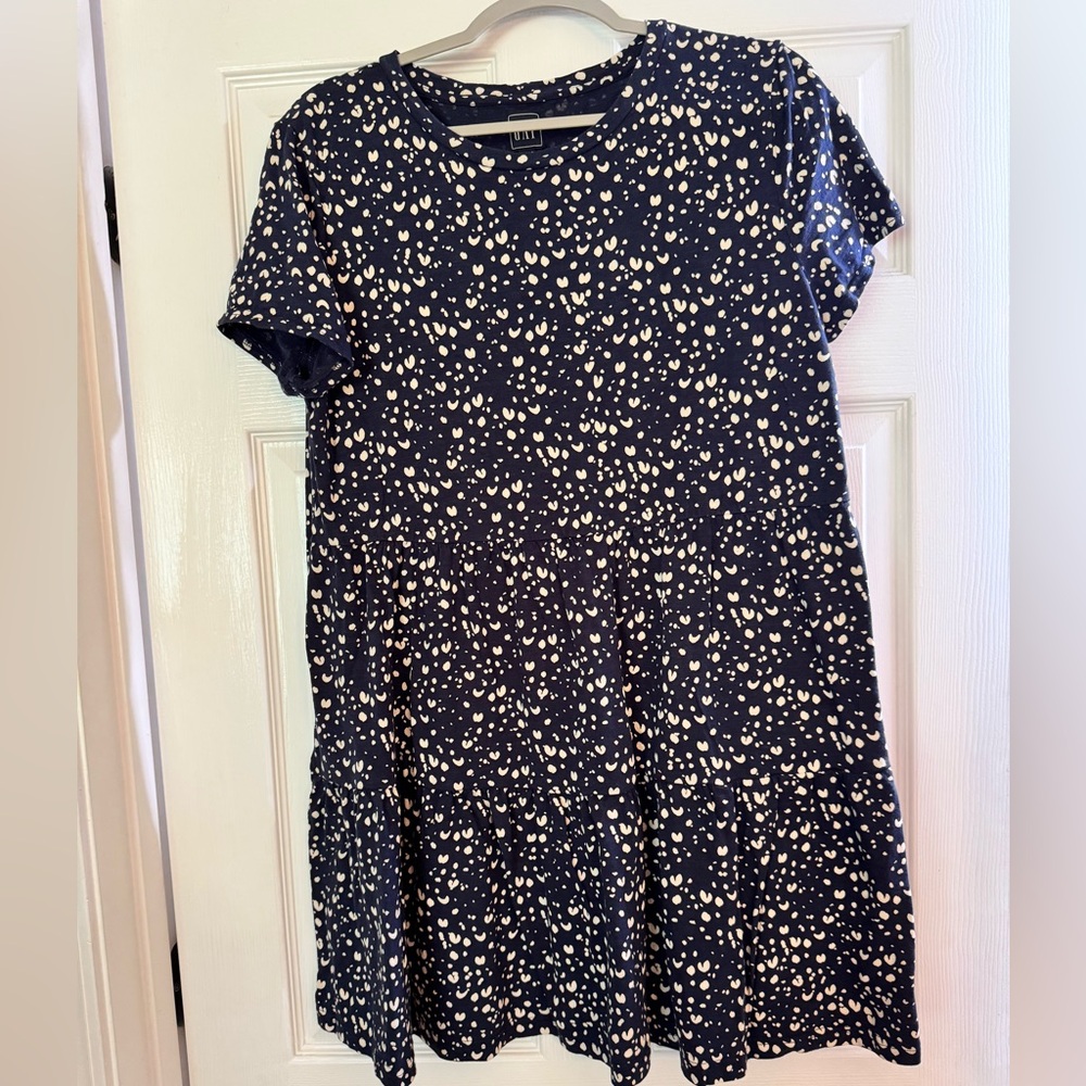 GAP Dark Blue Patterned Dress